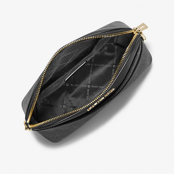 Authentic Michael Kors Jet Set Travel Medium Leather Cross Dome Bag CrossbodyNWT - Picture 3 of 8